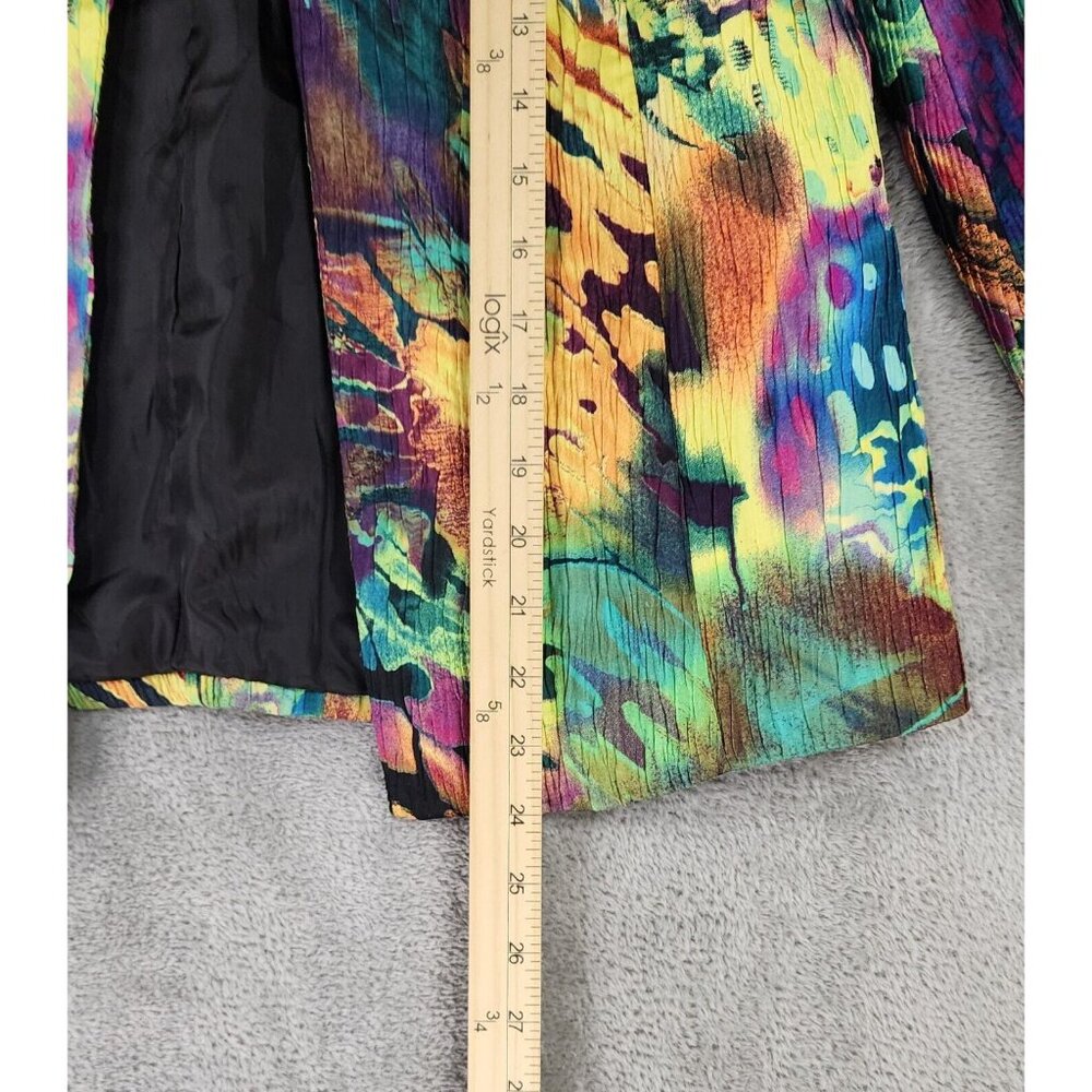 Joni B. Jacket Womens Medium Multicolored Open Front Long Sleeve Vintage Blazer - Picture 6 of 12